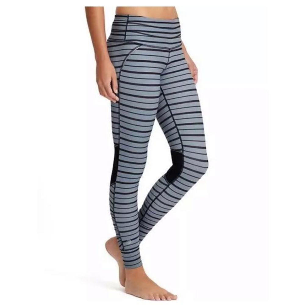 Athleta Relay Black & Gray Tights